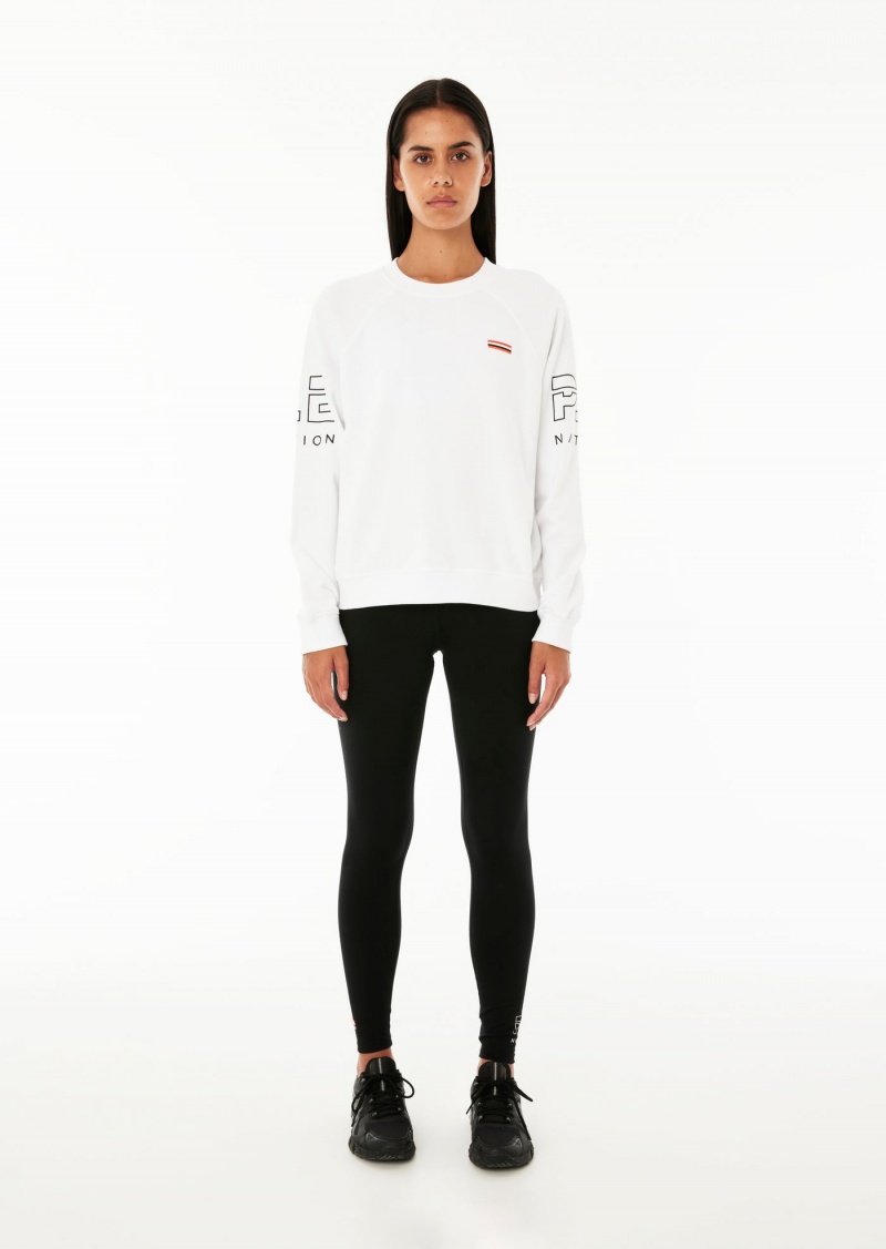 P.E Nation Moneyball Sweat White | UAZGCLK-08