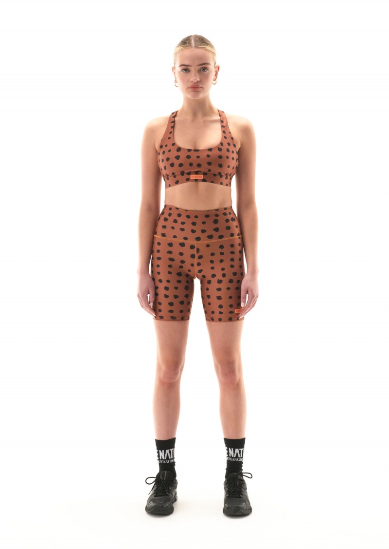 P.E Nation Monterosa Sports Bra Animal Spot | JRXQACH-26