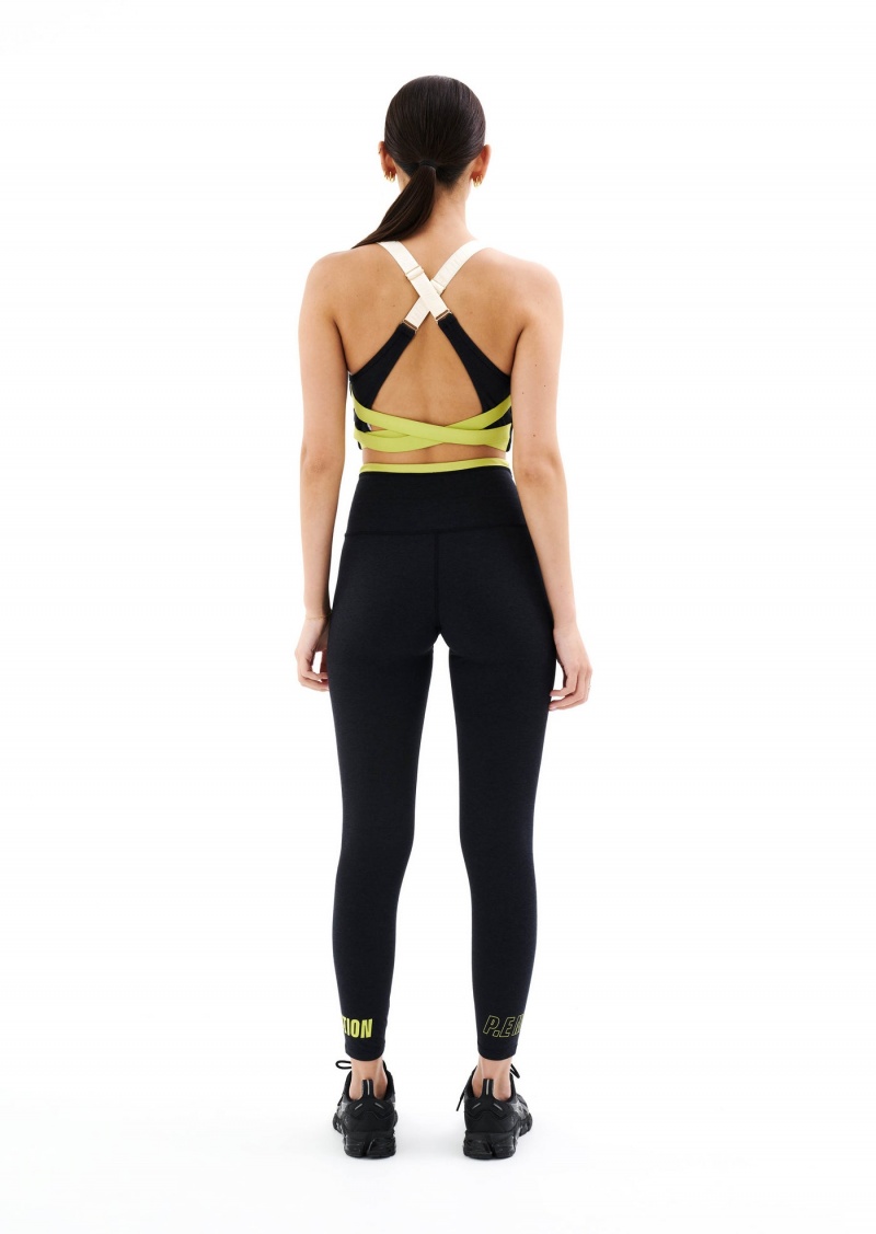 P.E Nation Orbital Sports Bra Charcoal Marl | MEGOWTN-83