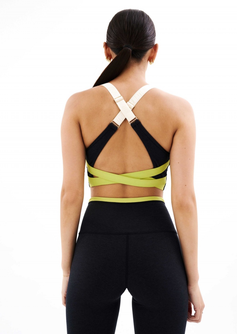 P.E Nation Orbital Sports Bra Charcoal Marl | MEGOWTN-83