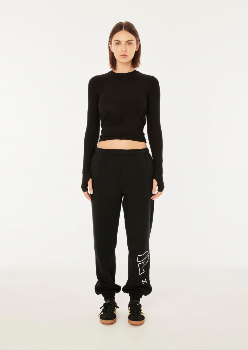 P.E Nation Original Trackpant Black | RSQNMVO-08