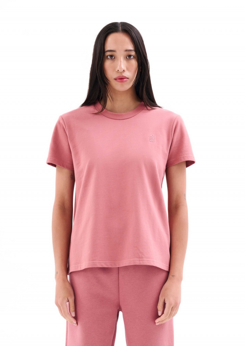 P.E Nation Primary Slim Fit Tee Canyon Rose | PZVBMJW-93