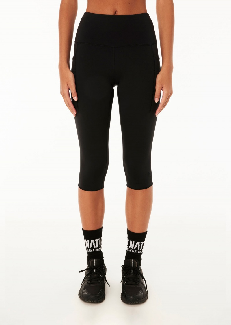 P.E Nation Recalibrate 3/4 Legging Black | LDPKZGU-60