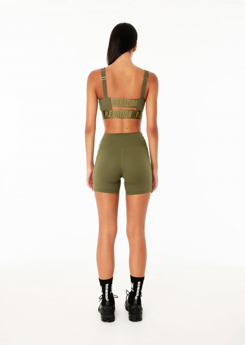 P.E Nation Recalibrate 5" Bike Short Khaki | FJKCILW-24