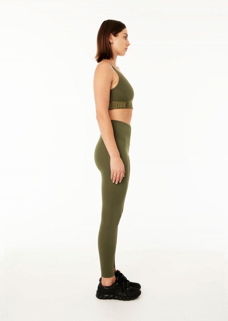 P.E Nation Recalibrate 7/8 Legging Khaki | GWEHQZC-41