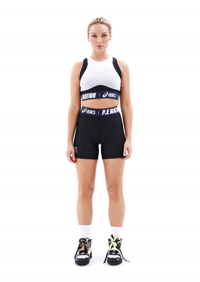 P.E Nation Sano Bike Short Black | QSPYZCA-10