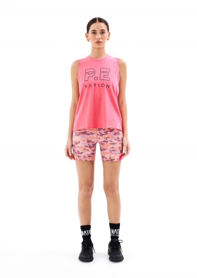 P.E Nation Shuffle Tank Diva Pink | AZKHRYP-74