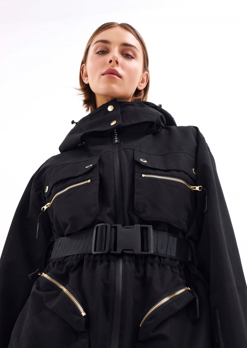 P.E Nation Sierra Shell Jacket Black | LYZBKWE-69