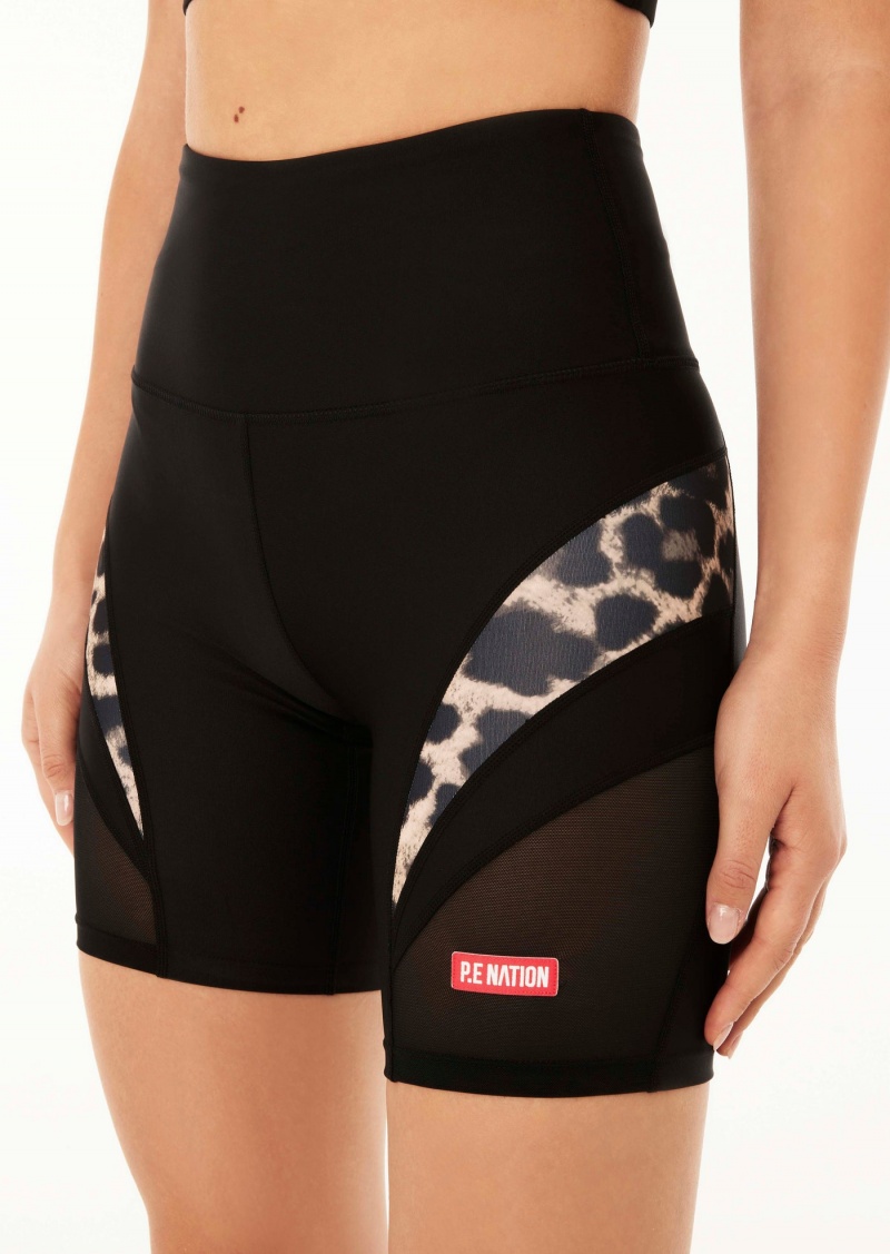 P.E Nation Silverstone 7" Bike Short Black | CYREBWO-53