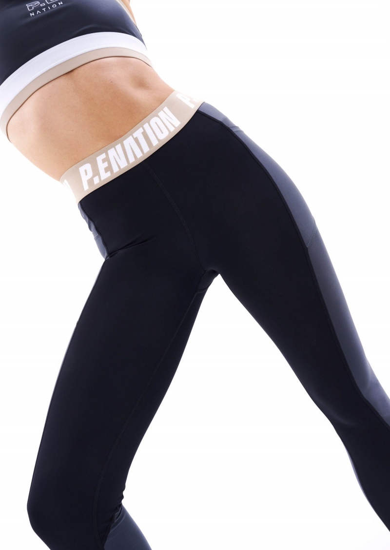 P.E Nation Terrain Legging Black | VUMREJW-24