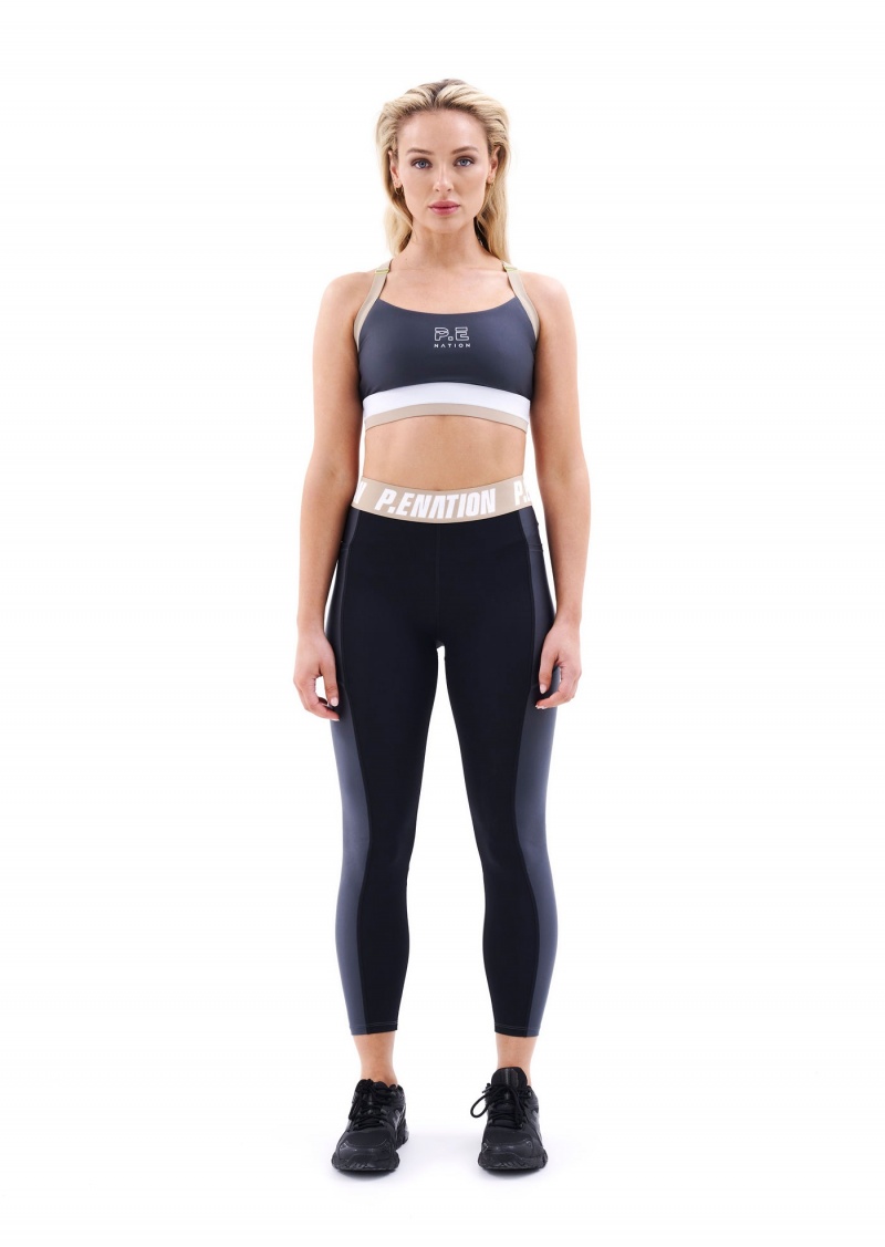 P.E Nation Terrain Legging Black | VUMREJW-24