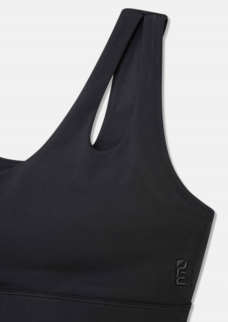 P.E Nation Valley Sports Bra Black | KTVYRNS-73