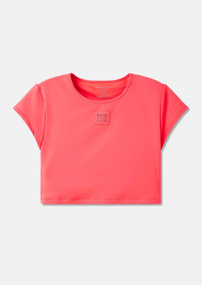 P.E Nation Verbena Tee Diva Pink | YNCZFGJ-06