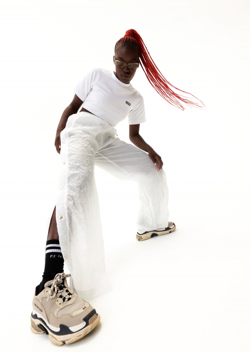 P.E Nation Volley Pant Optic White | FBLWEZI-28