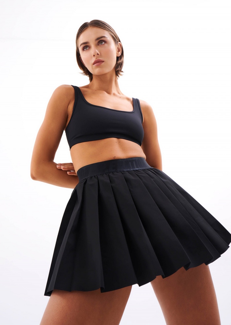 P.E Nation Volley Skirt Black | RGUALIB-13