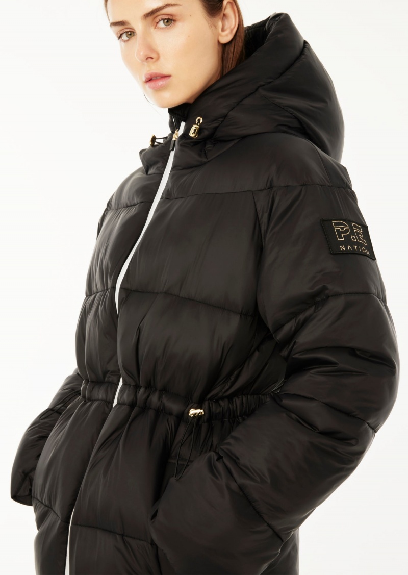 P.E Nation Zero Drop Jacket Black | SXKRIUQ-63